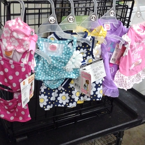 9 girl dog swimsuit dresses tanks harness